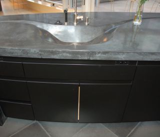 small concrete sink 10