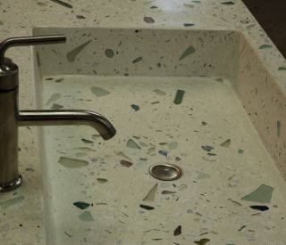 small concrete sink 11